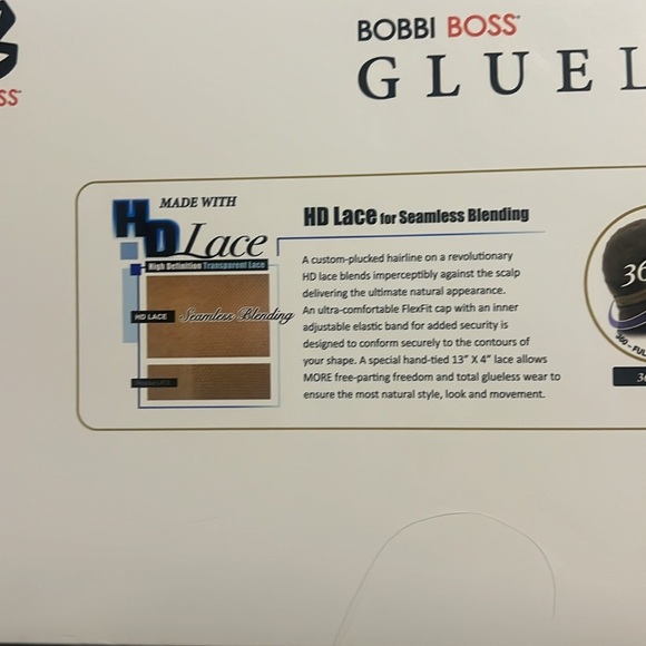 Ombré Pink Bobbi Boss Glueless Lace Wig - Picture 9 of 11